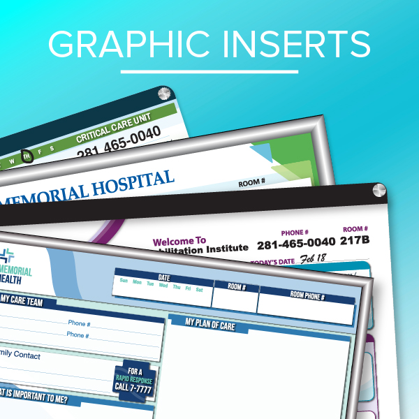 graphic insert replacements