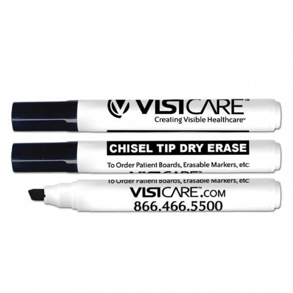 Chisel Tip Black Dry Erase Marker