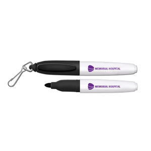 Mini Dry Erase Markers set of 9, Badge Reel Mini Clip on DRY ERASE Pen,  Badge Reel Accessories, Clip on Pen for Badge Reel 