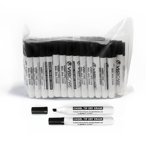 Chisel Tip Black Marker Bag