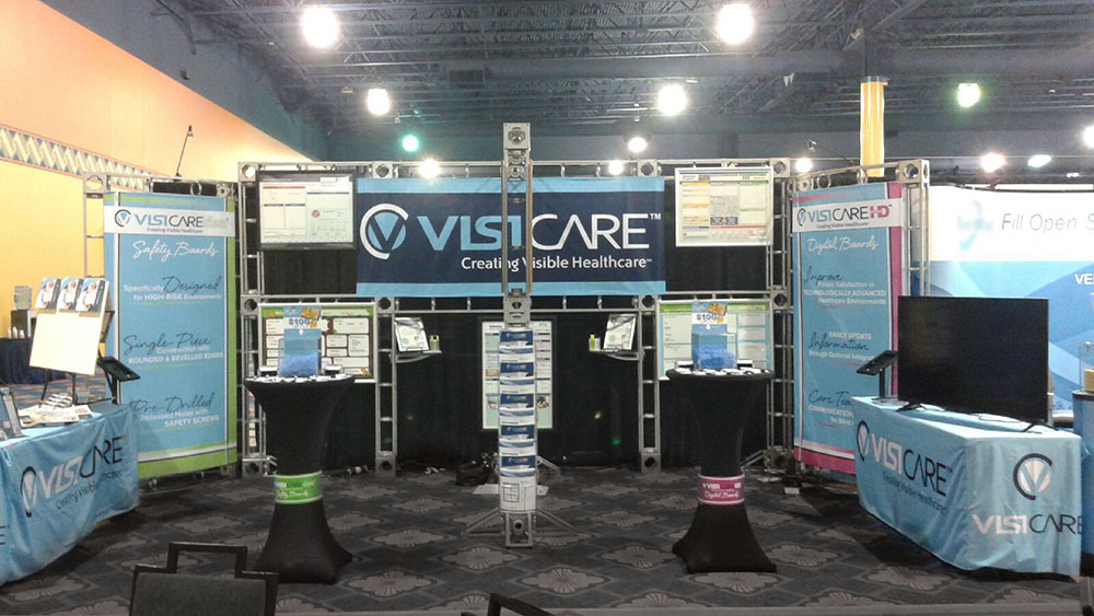 VisiCare Custom White Board Conference Booth tables