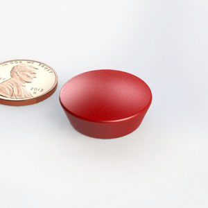 VisiCare Magnet button Small red