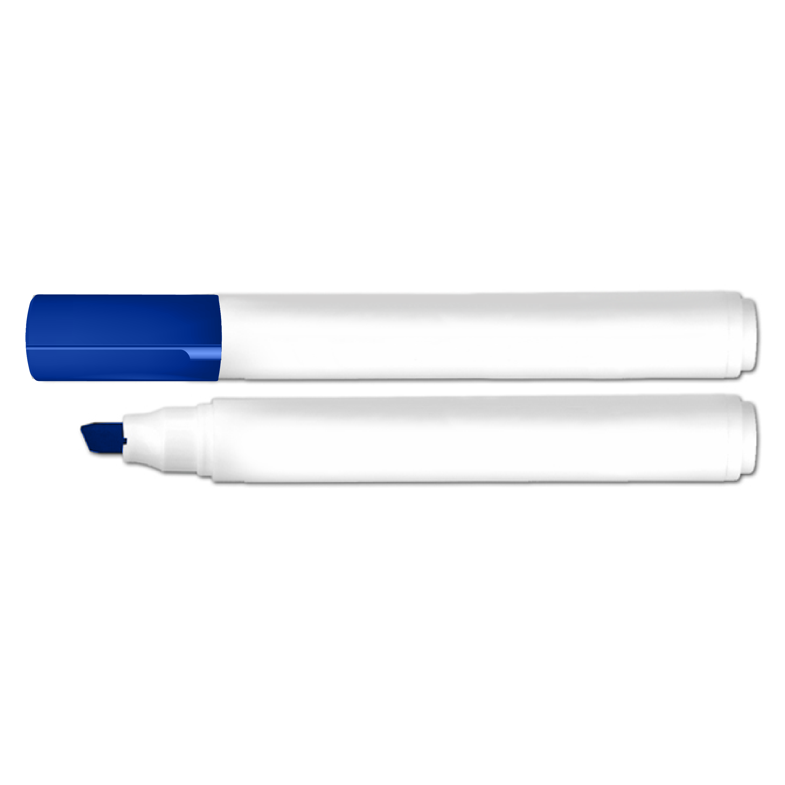 color chisel tip dry erase marker in blue