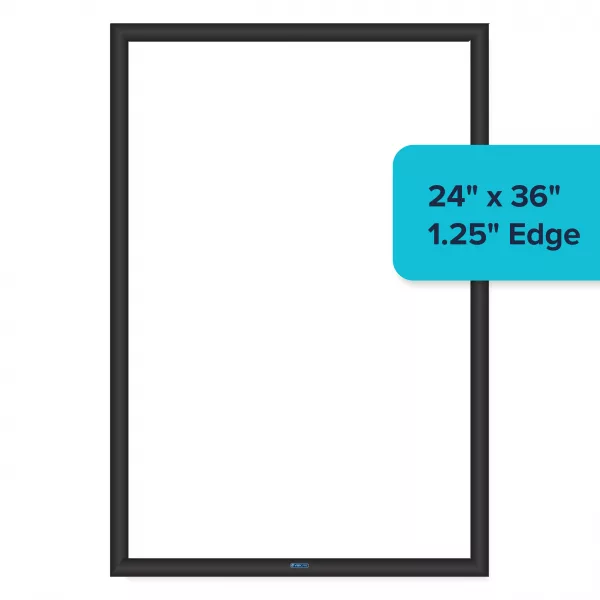 VisiCare™️ White Board 1.25" Edge Black 24" x 36" – Blank (White) - Image 3