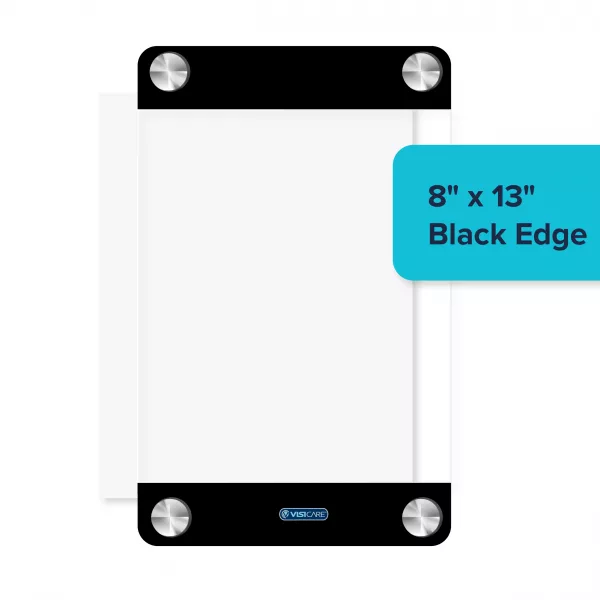 VisiCare™ Plexi Board 8"x13", Insert White (Blank) - Image 2