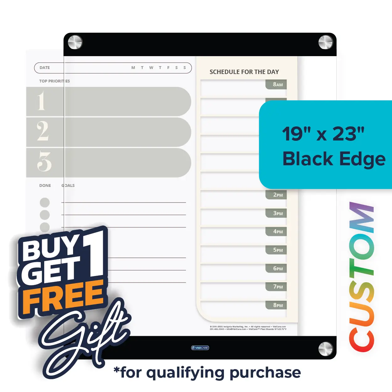 VisiCare™ Plexi Board - 19″x23″ (FREE GIFT 8″x13″) CUSTOM Special - Image 3