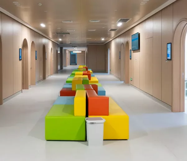 Pediatric door signs with VisiCareHD Digital Boards