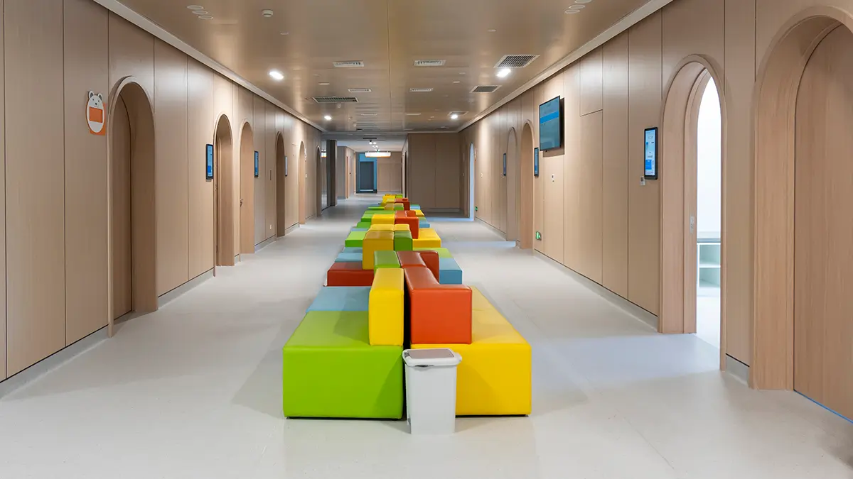 Pediatric door signs with VisiCareHD Digital Boards