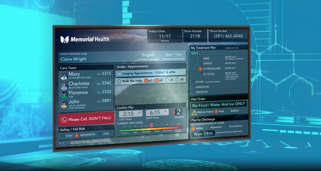 custom digital patient boards