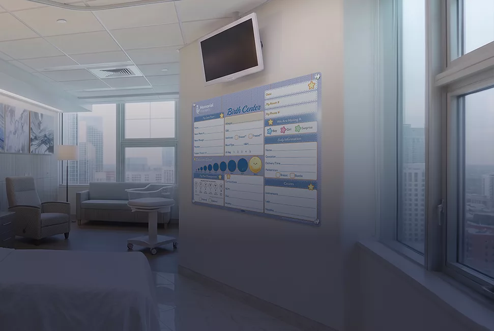 Soothing visual focal points