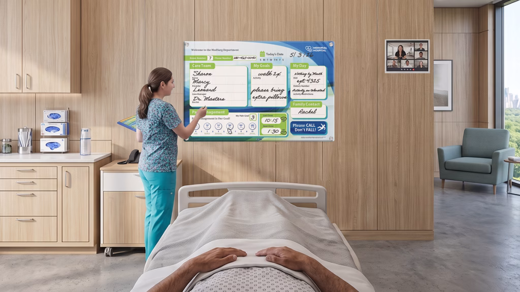 Patient views custom patient board